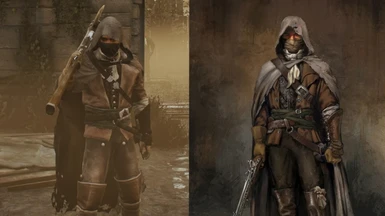 Restored Franciade and Raider Concept Art Outfits