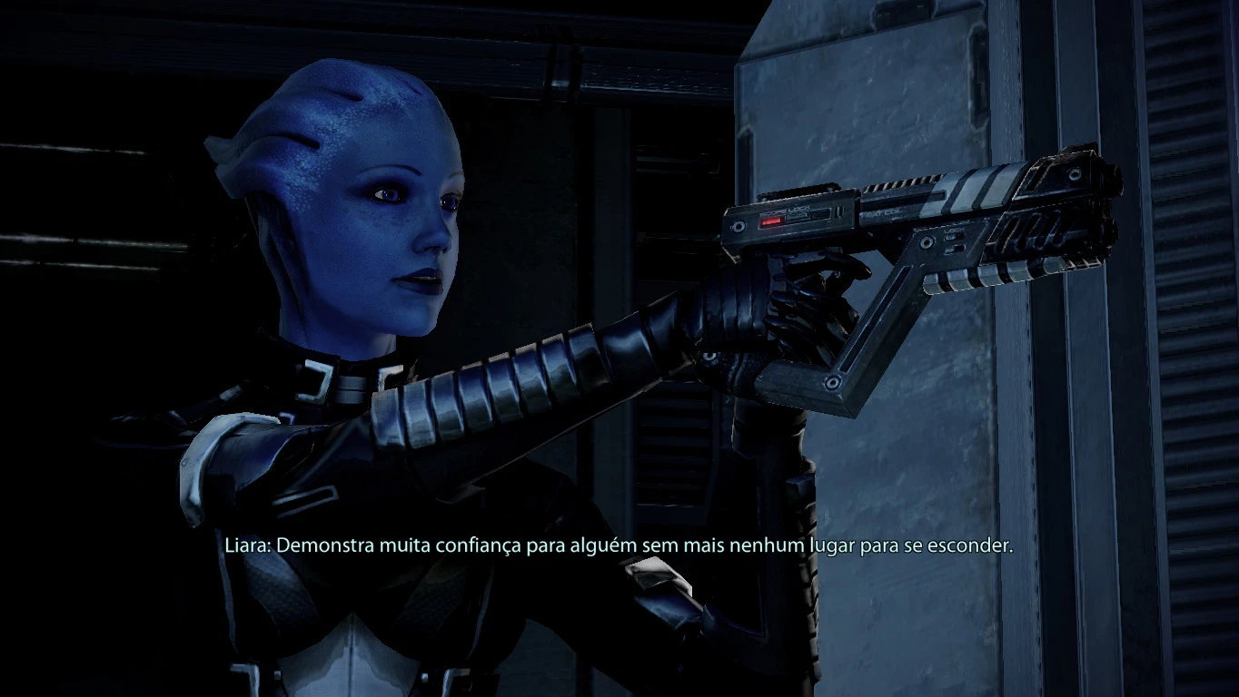 Liara Lotsb Black Armor At Mass Effect 2 Nexus - Mods And Community