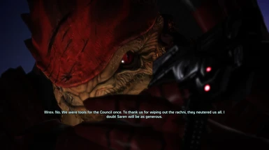 Wrex is alive OUtcome