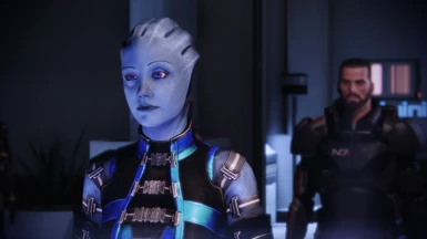 New Liara Outfits. Mass Effect 2 LotSB consistent head. (Picture without ALOT)