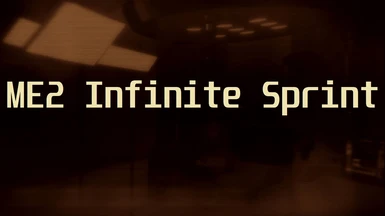ME2 Infinite Sprint (run without need of rest after few seconds )
