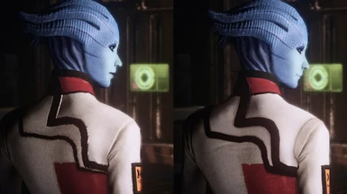 Comparison of the science outfit (head is modded in both cases) by Khaar