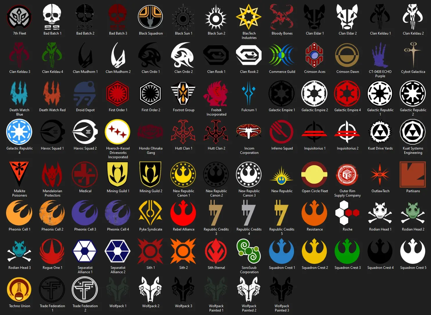 Star Wars Universe Logos At X Foundations Nexus Mods And Community