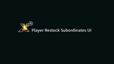 Player Restock Subordinates UI