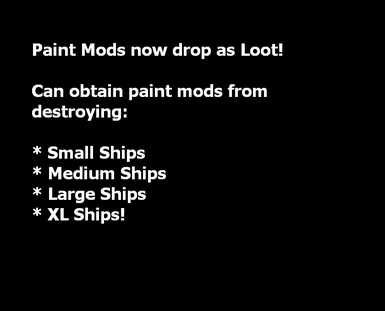 Ships drop Paints Mods
