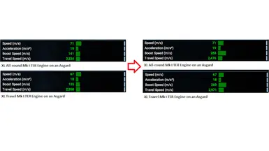 Engine Boost and Travel Tweaks