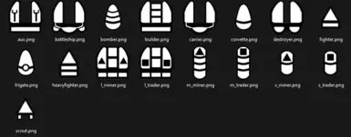 X3 Ship Icon Pack