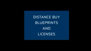 Distance buy Blueprints and Licenses