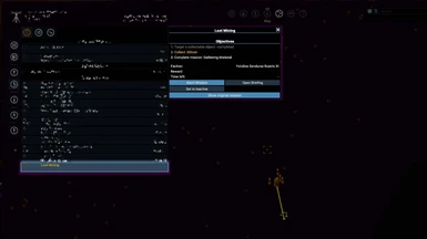 Loot Mining mission attached to a harvest mission