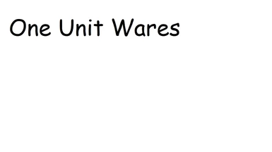 One Unit Wares