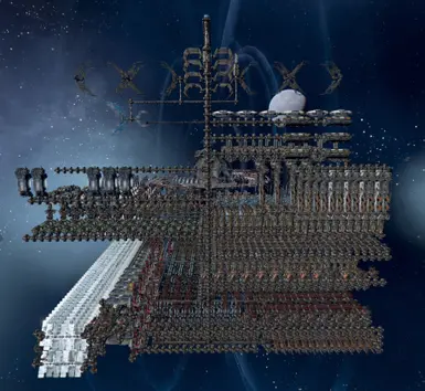 Full Mega Shipyard PHQ from front.