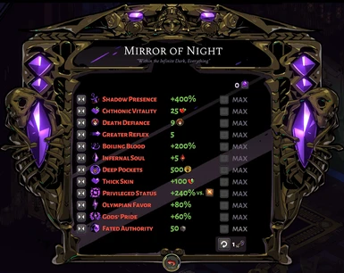 Mirror of Night Extended