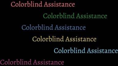 Colorblind Assistance