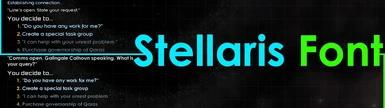 Stellaris Font