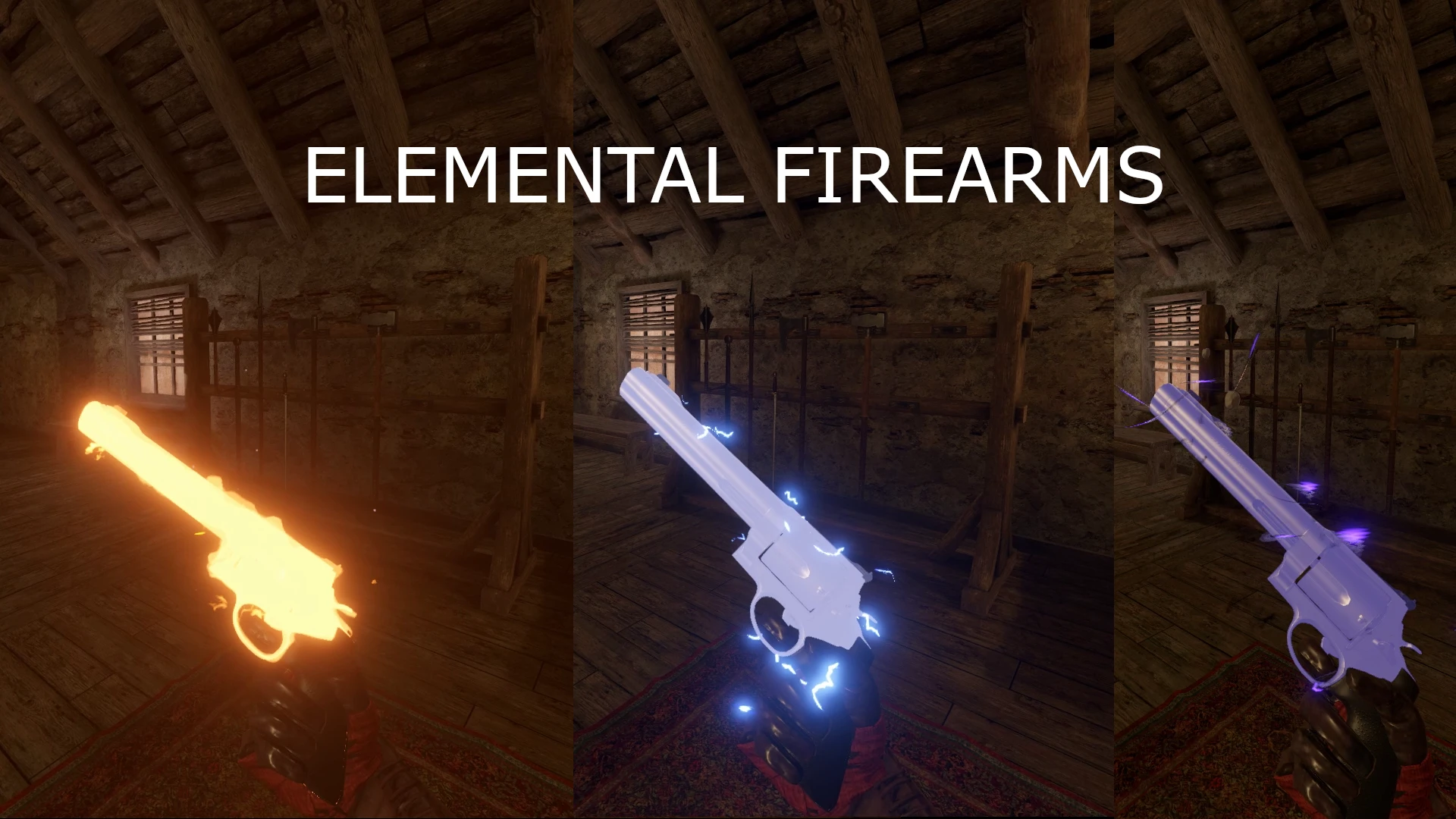 Fisher's Elemental Firearms and NPC Gun Waves (U9.3) at Blade & Sorcery