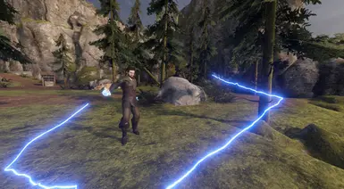 'Arcwire' staff ability (Lightning Imbue)