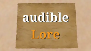 Audible Lore for 1.0
