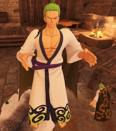 Zoro's Wano outfit.