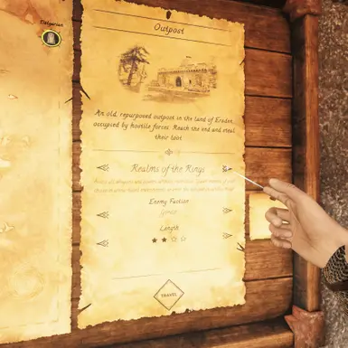 Custom factions are available by changing the game mode from Sandbox to Realms of the Rings