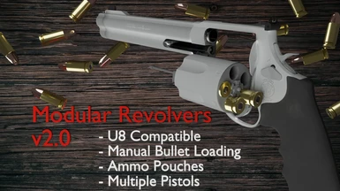 (U8) Fisher's Modular Revolvers (Manual Reloading)