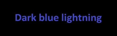 Dark Blue Lightning (U11)