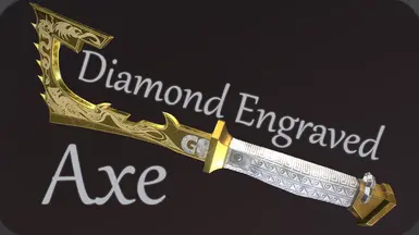 Diamond Engraved Axe