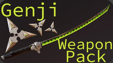 OW Genji Game peripherals Wakizashi Sword Dragonblade Dagger Model – Leones  Marvelous Items