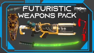 Futuristic weapons pack U9-U9.3