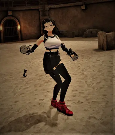 NPCs need weapons. So they will be equipped with Tifa-specific MANAgauntlets and will fight in close combat.