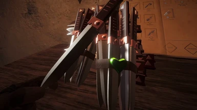 Dio's Knives (a pouch of throwing knives) U12