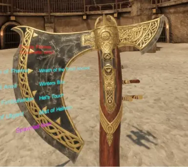 Fully upgraded Leviathan Axe