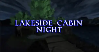 Lakeside Cabin Night (U11)
