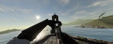 Press the spell button on the scope to zoom