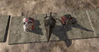 JOY, Doctor's Mask, and Harlequin's Mask