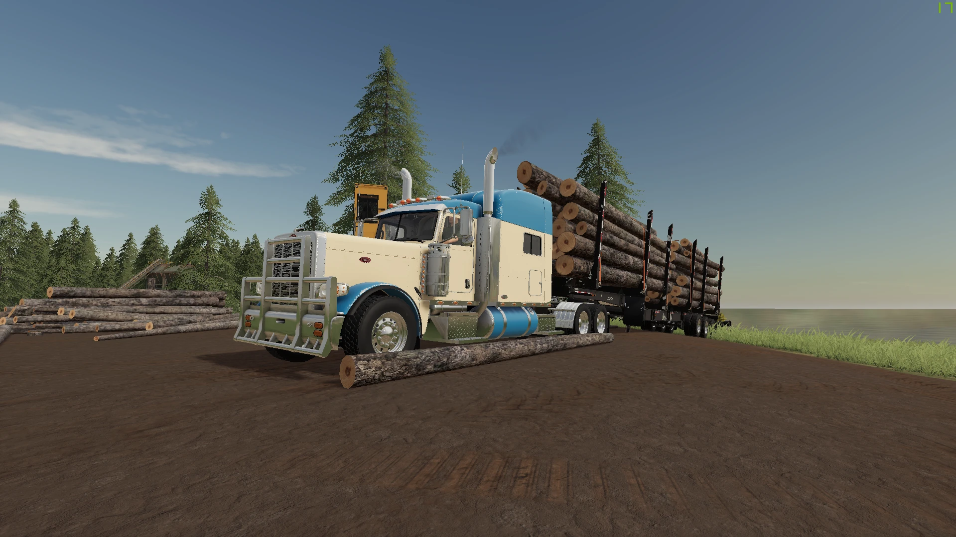 Peterbilt 389 with options and adconfig at Farming Simulator 2019 Nexus ...