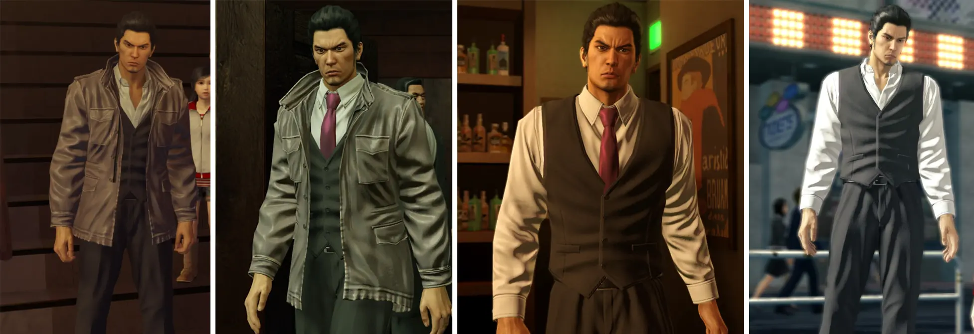 Taxi Kiryu Outfit from Yakuza 5 BIG UPDATE (8 variations of costumes ...