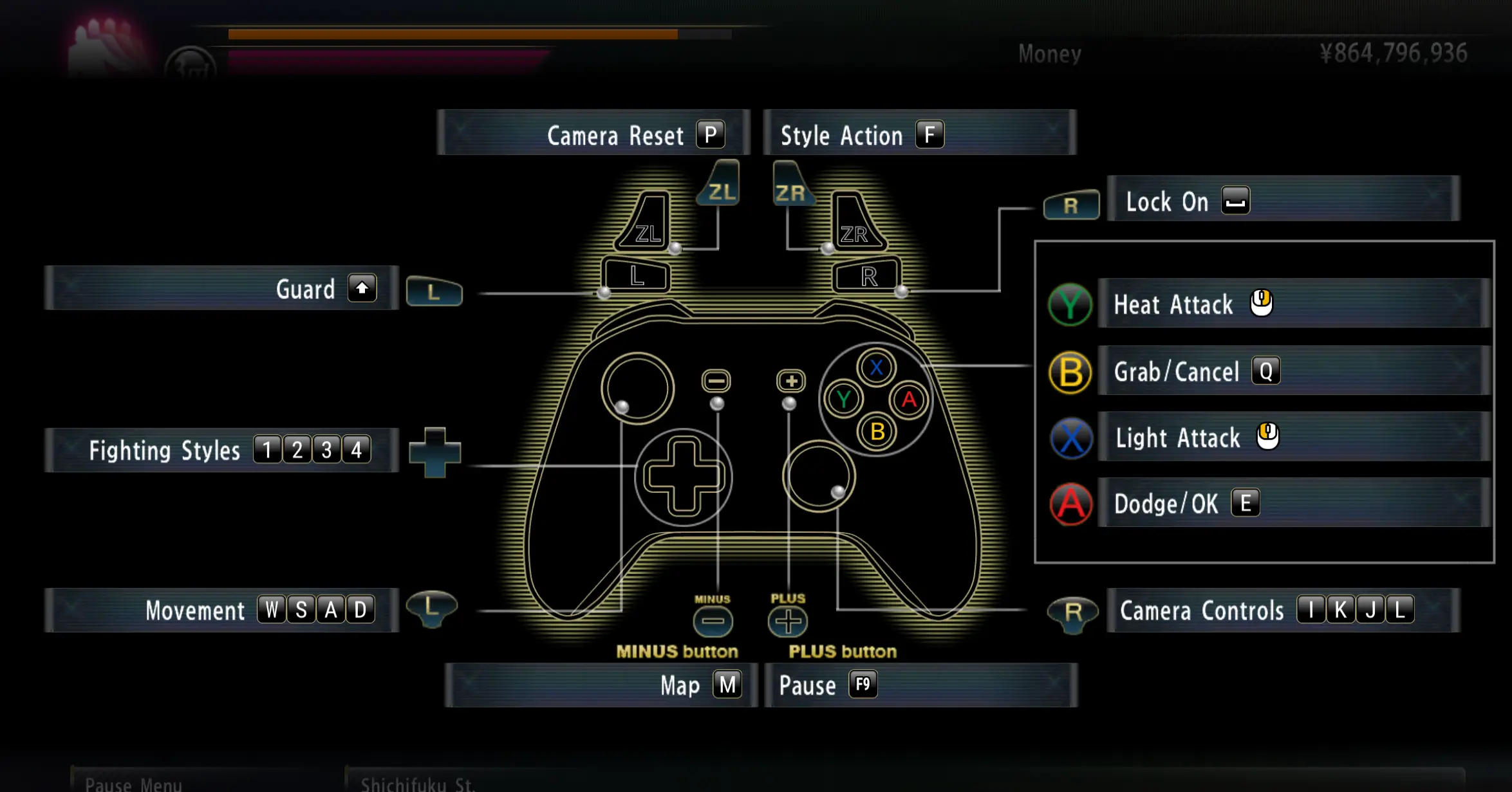 Switch Buttons for Yakuza 0 at Yakuza 0 Nexus - Mods and community