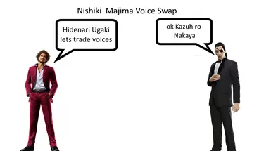 Nishiki and Majima Voice Swap