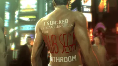 I Sucked A Stranger's Dick in the Club SEGA Bathroom Tattoo (READ DESC)