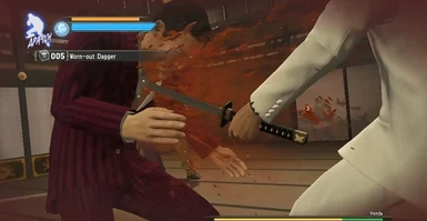 killing a guy with his own katana