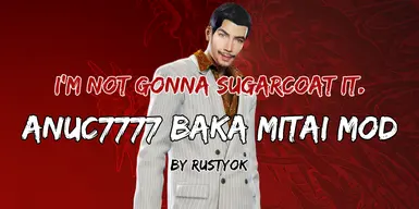 Anuc7777 Baka Mitai Mod at Yakuza 0 Nexus - Mods and community