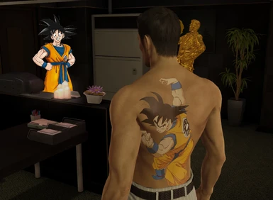 Goku Tattoo For Kiryu