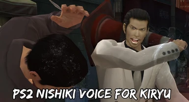PS2 Akira Nishikiyama Voice for KIRYU