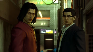 Kiryu in glasses - Replaces most of the models in game