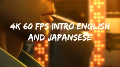 4K 60Fps Intro Video English and Japanese Version