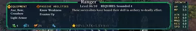Standardised Stat Growth