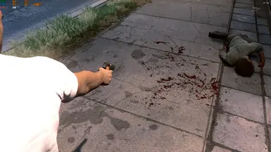 Yep, without that blood spot the game looks better