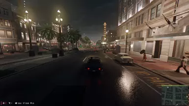 Rainy Night Downtown