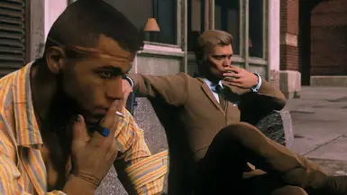 John Donovan wearing a different suit in some scenes like that one scene, more immersive with him wearing it more