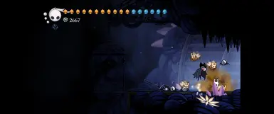 Pillar boxing at end of room showcase